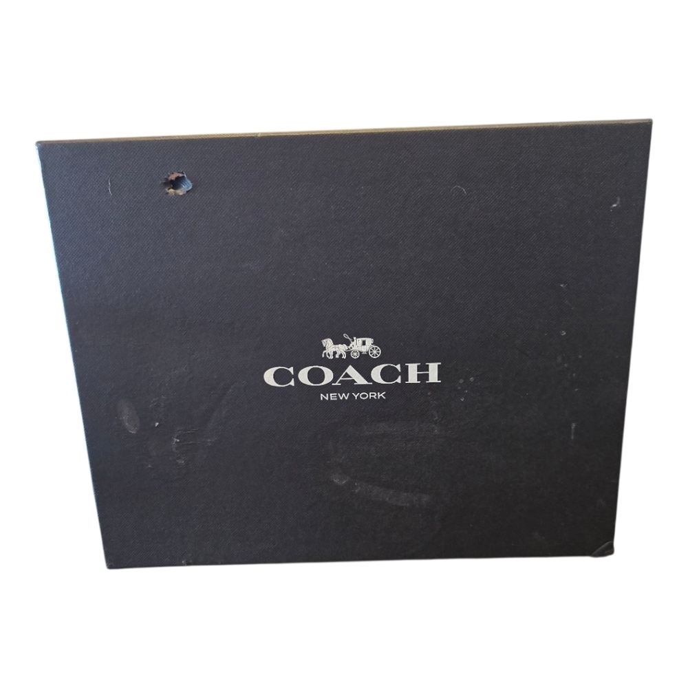 Coach Isabel Matte Black Strappy Studded High Heel Sandal 11 - Picture 12 of 12